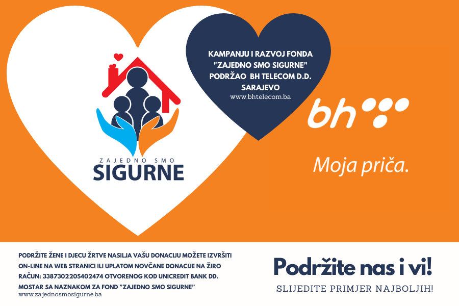 Vizual BH Telecom podrzao Fond Zajedno smo sigurne