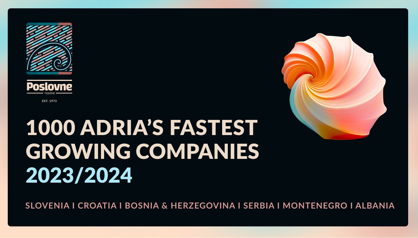 Poslovne novine pokreću platformu adria1000 za praćenje brzorastućih kompanija u Adria regiji