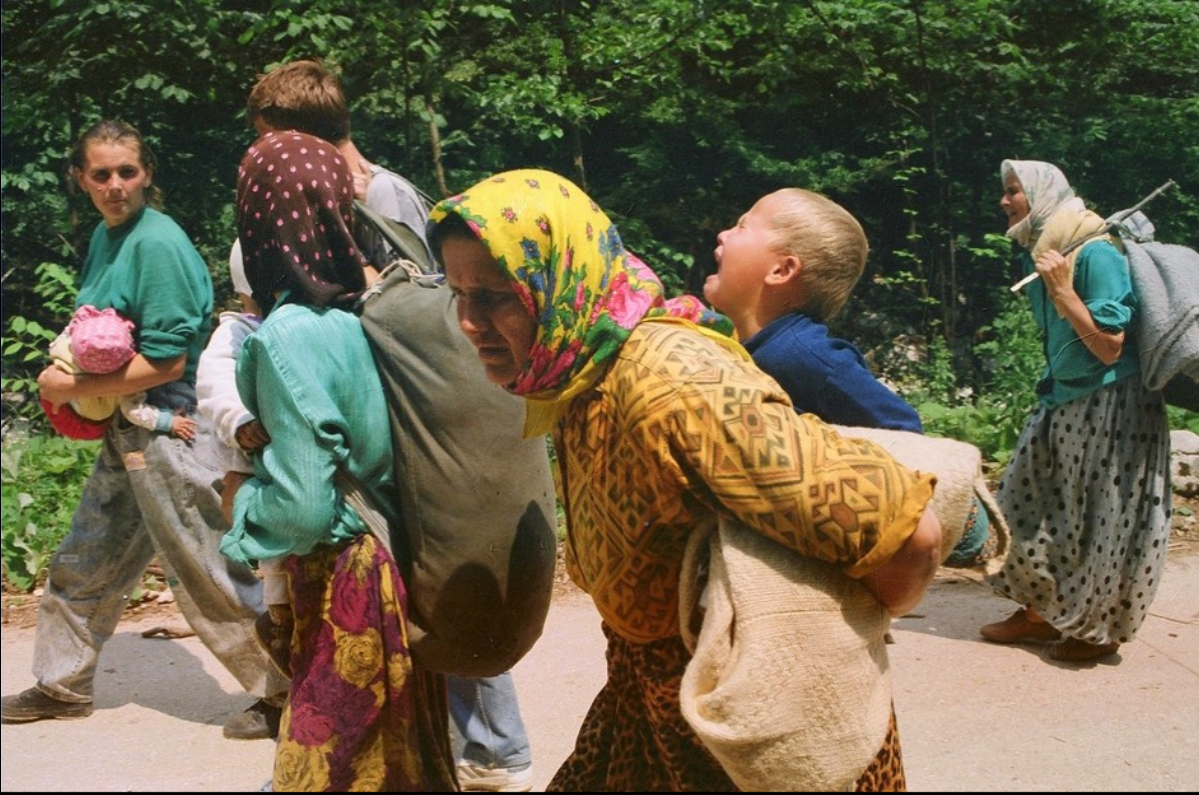 Srebrenica: Proboj, juli 1995. (Foto: Ahmed Bajrić)