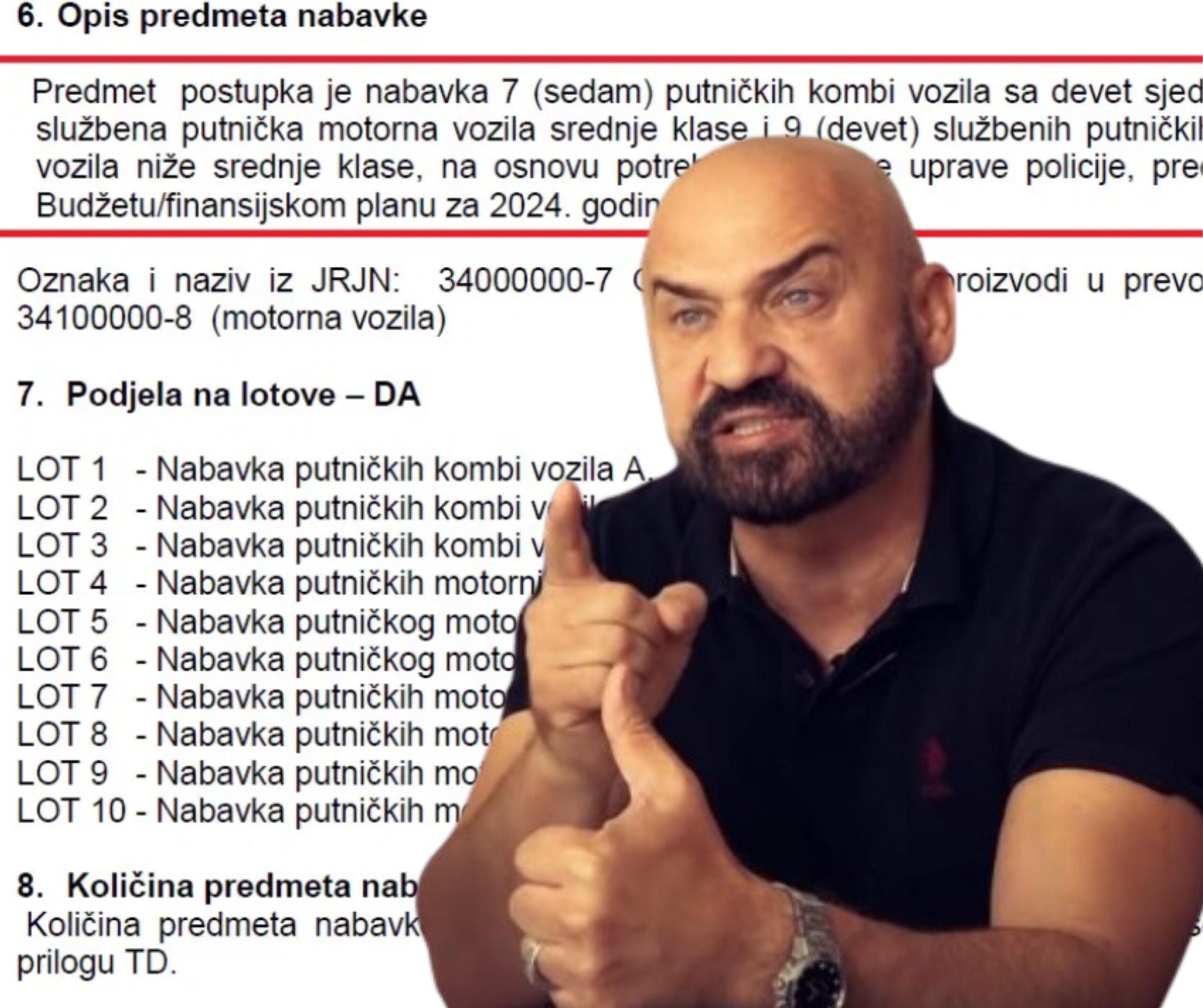 SAMO NEKA JE LUKSUZNO: Ministarstvo Rame Isaka kupuje 19 automobila, platit će ih skoro 1,3 miliona KM!