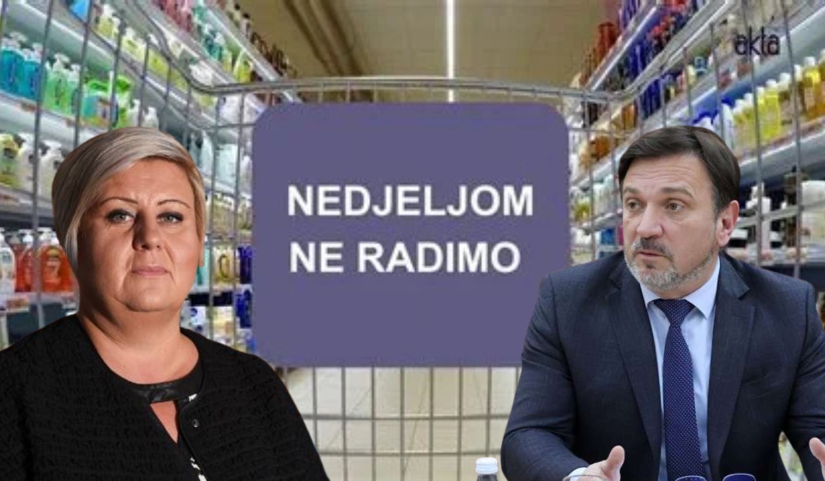 Hasičević: Neradna nedjelja ostaje, moguće uvođenje 18 radnih nedjelja uz značajnu naknadu