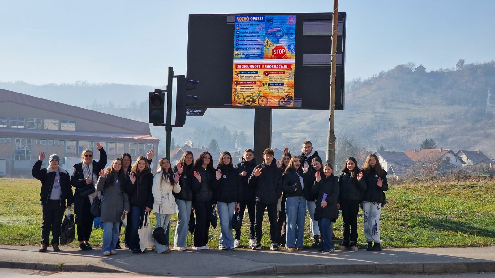 VOLONTERSKA  AKCIJA: Uspori – pješački prijelaz nije ukras